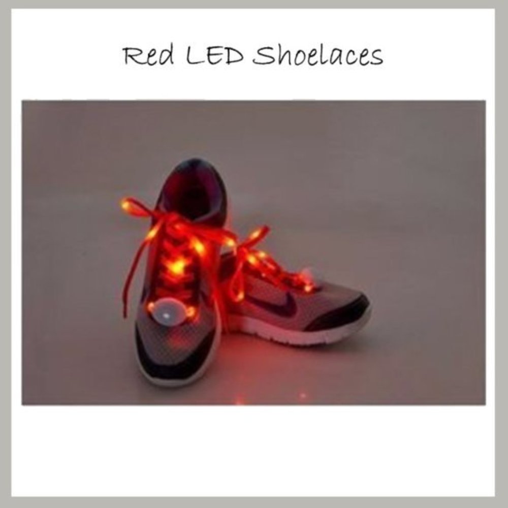 ✨ LED Light Up Shoelaces – YOU Choose 2 Colors! | Glow in the Dark Shoe Laces - Picture 12 of 16